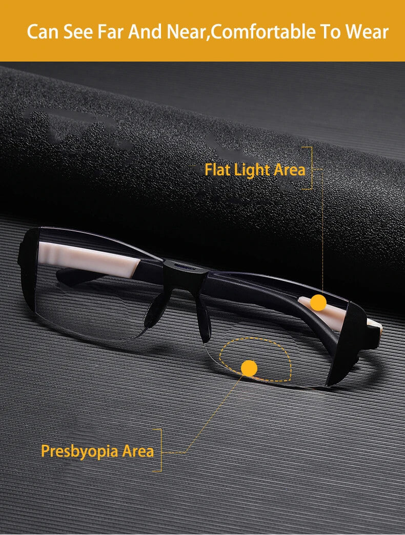 Lunettes de lecture anti-fatigue à double usage lointain et proche ( Couleur Noir )🔥 50% Reduction 🔥