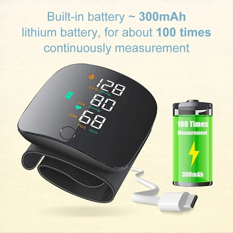 Tensiomètre automatique au poignet sans fil 🌬️✨!🔥 50% Reduction 🔥