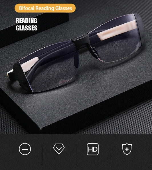 Lunettes de lecture anti-fatigue à double usage lointain et proche ( Couleur Noir )🔥 50% Reduction 🔥