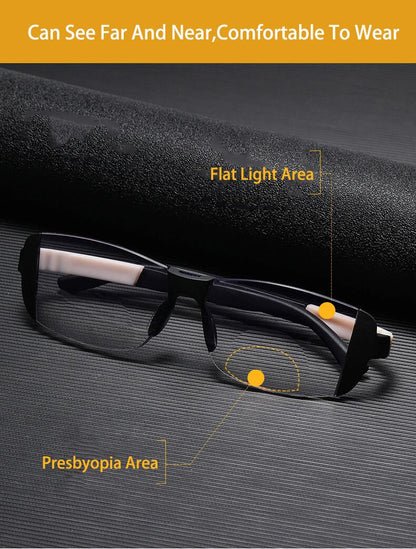 Lunettes de lecture anti-fatigue à double usage lointain et proche ( Couleur Noir )🔥 50% Reduction 🔥