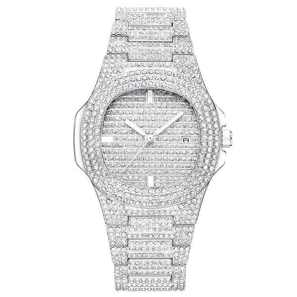 Montre à quartz horloge de luxe, mode chaude
