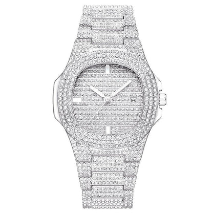 Montre à quartz horloge de luxe, mode chaude